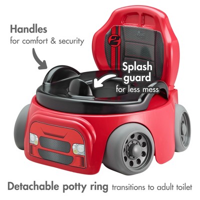 The First Years Training Wheels Racer Potty Chair and Toddler Toilet Seat