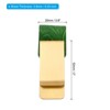 Unique Bargains Stainless Steel Carved Sleeve Pen Loop Clip for Notebook - 2 of 4