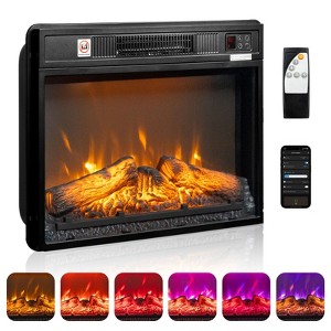 Karl Home 1400-Watt 18-inch Smart Electric Fireplace Insert with WIFI Function and 6-Color Flames - 1 of 4