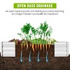 FDW Galvanized Garden Bed, Raised Garden Bed for Vegetables Flowers and Herbs Planter Boxes Raised Bed Kit with Metal Pole Reinforcement - 3 of 4