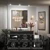 Keonjinn Smart LED Bathroom Vanity Wall Mirror, 3 Color Temperatures Dimmable, Frontlit & Backlit, Dimmable, Acrylic Edge, Anti Fog, Radar Sensor - 2 of 4