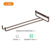 Unique Bargains High-grade Durable Space-saving Wine Glass Rack 2 Set - 3 of 4