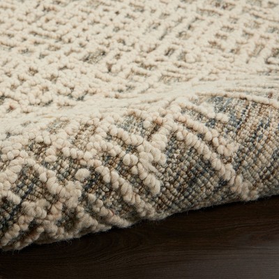 Vail Ivory and Earth Tone Hand-Tufted Wool Area Rug