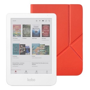 Kobo Clara Colour eReader (White) with Case Bundle - 1 of 4