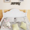 Okak Full/Twin Size Wooden Platform Bed with Headboard & Removable Guardrail,Modern Single Bed Frame for Bedroom,Kids Room - 3 of 4