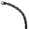 Black Bow Jewelry Men's Stainless Steel Black Shackle Link Chain Necklace, 20 Inch - 2 of 4