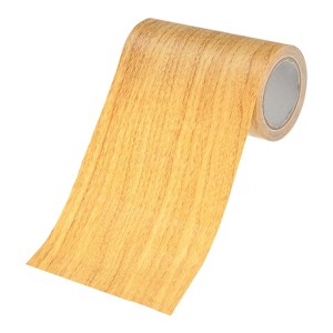 Unique Bargains Self Adhesive Wood Grain Design Durable Easy to Apply Repair Tape - 1 of 4