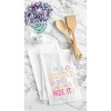 C&F Home "I'm So Eggcited" Easter Spring Embroidered Cotton Flour Sack Kitchen Dishtowel - 2 of 4