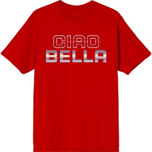Ciao Bella Adult Crew Neck Short Sleeve Tee - 1 of 2