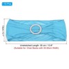 Unique Bargains Polyester Wedding Decoration Stretch Chair Sashes Bows 10 Pcs - 2 of 4
