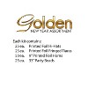 Beistle Golden New Year Asst for 50 Gold - 2 of 2