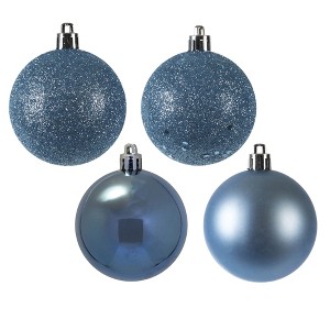Vickerman Periwinkle Ball Ornament - 1 of 2