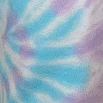 terry fabric tie dye aqua lilac white