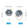 Unique Bargains Beautiful Appearance Versatile Artificial Flowers  Rose Bridesmaid Wrist Flower - 2 of 4