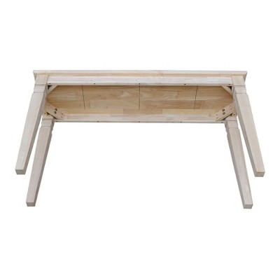 Elegant Java Solid Wood Console Table with Storage