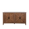Bella Depot 59.06'' Freestanding Sideboard Storage Cabinet with 4 Doorsr Cabinet for Living Room - 4 of 4