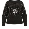 CITY CHIC | Women's Plus Size Braylin Sweater - black - 14W - 4 of 4