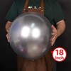 PartyWoo Balloons Metallic Silver Chrome 18 Inch 20 pcs - 2 of 4
