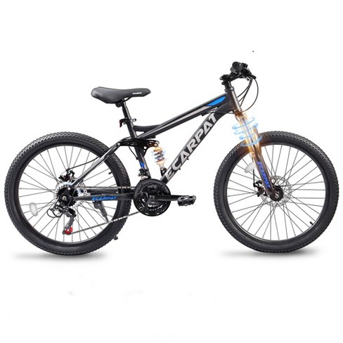 Mountain Bikes For Mens Womens 26 Mountain Bike 21 speed Full Suspension Bicycles With Front Fork And Shock Absorber Steel Frame City Bike Target