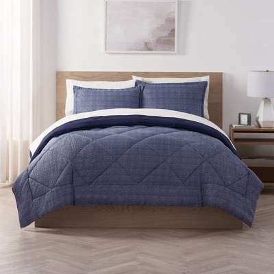 Supersoft Reversible Cooling Comforter Set - Serta