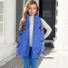 Anna-Kaci Women's Elegant Floral Embroidered Sheer Scarf with Lightweight Textured Fabric Overlay for Sophisticated Style - 2 of 4