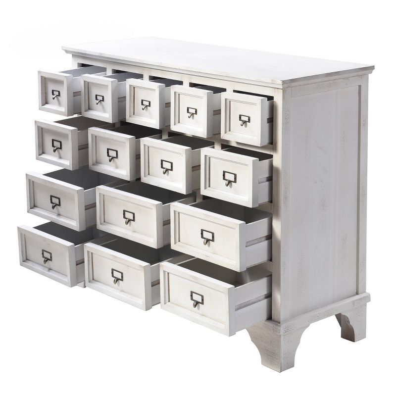 Apothecary Cabinet with 15 Drawers White - Stylecraft, 3 of 8