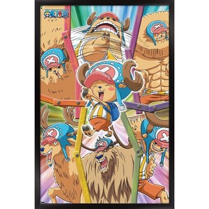 Trends International One Piece: Fishman Island - Tony Tony Chopper Group Framed Wall Poster Prints - 1 of 4