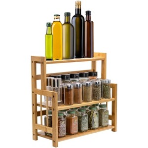 Sorbus Bamboo Counter Shelf Rack for home, Bathroom, etc - 1 of 4