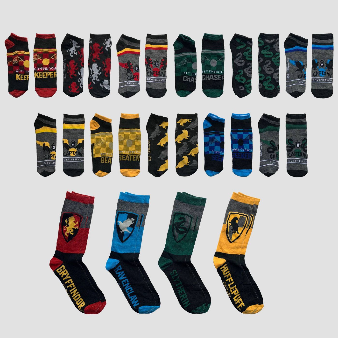 Men's Harry Potter 15 Days of Socks Advent Calendar - Assorted Colors One Size - image 1 of 4
