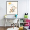 Stupell Industries My Sunshine Elephant & Teddy Floating Frame Canvas Art - 3 of 4