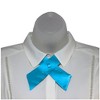 Women's Solid Color 1.75" W x Up to 19" L Crossover Tie Uniform Adjustable Neck tie - 2 of 3
