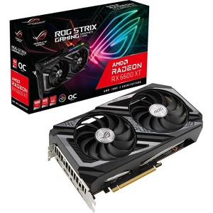 ASUS ROG Strix AMD Radeon RX 6600 XT OC Edition Gaming Graphics Card - 1 of 4