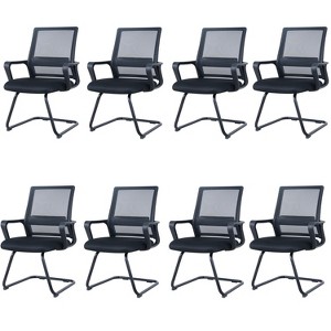 Home Imports Emporium Mesh Guest Chair – Ergonomic Reception Seating for Office or Lobby – Set of 2/4/6/8 - 1 of 4