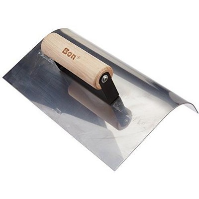 Bon Tool 12-466 Highway Curb Runner -10-inch X 5 3/4-inch - 2 5/8-inch Lip 2-inch Radius Wood Handle