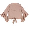bar III Womens Tie-Front Knit Blouse - 2 of 2