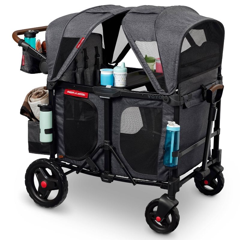 Radio Flyer Voya Quad XT Baby Stroller Wagon, 1 of 22
