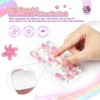 Saviland Kids Press-On Nails Set: 168pcs Glitter Gradient Short Tips - Safe Non-Toxic - 3 of 4