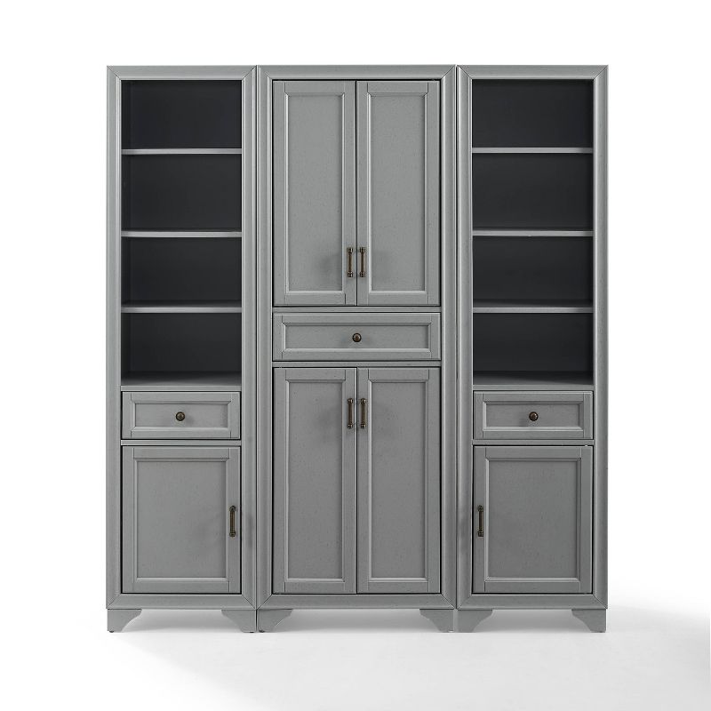 3pc Tara Pantry Set - Pantry and 2 Linen Cabinets -  Crosley, 4 of 18