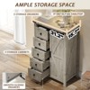AMERLIFE Farmhouse Dresser with Sliding Barn Doors - 4 of 4