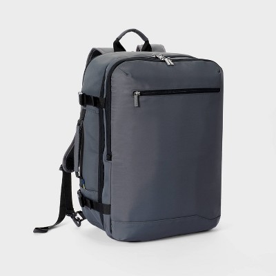 Signature Traveler Backpack Black - Open Story™