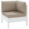 vidaXL Pallet Cushion Taupe Oxford fabric (100% polyester) Cushion - 3 of 4