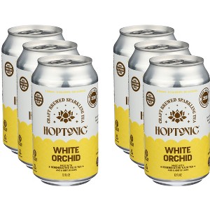 Hoptonic Tea Sparkling White Orchid - Pack of 6 - 12 fo - 1 of 2