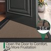 Outside Welcome Door 24x36 Non Slip Durable Rubber Entrance Doormat Low Profile Easy Clean Mats Front Back Door Entryway - 3 of 4