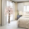Resenkos 5.5-Foot Artificial Cherry Blossom Tree, Features a Mix of Pink and White Flowers, Pink/White - 4 of 4