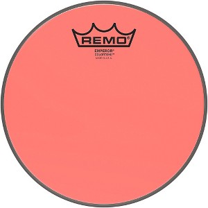 Remo Emperor Colortone Red Drum Head - 1 of 2