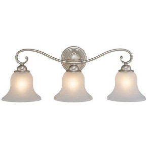 Vaxcel Monrovia 3 - Light Vanity in  Brushed Nickel - 1 of 4