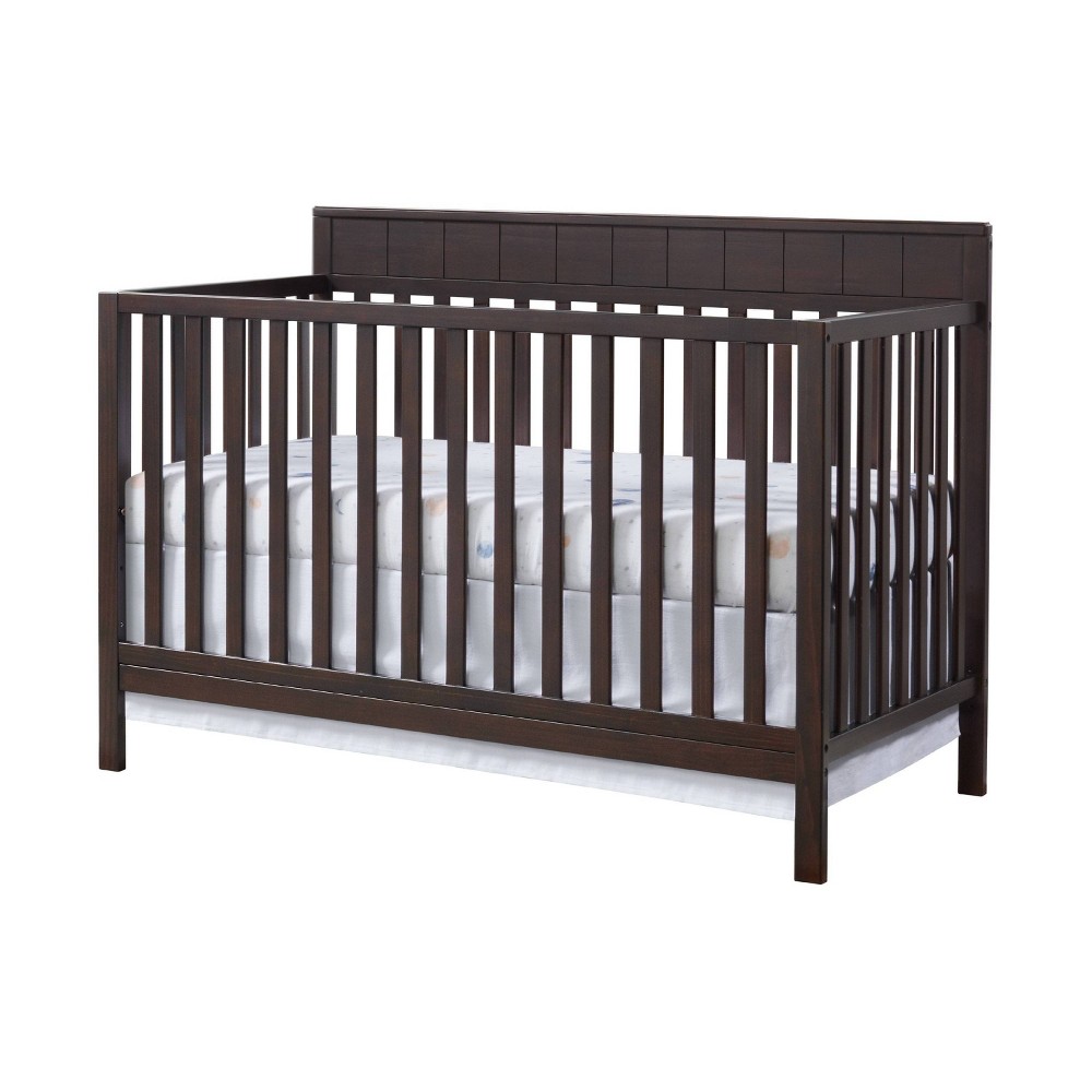 Oxford Baby Logan 4-in-1 Convertible Crib - Espresso -  85944475