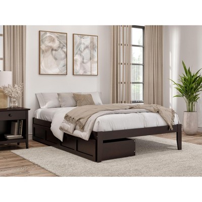 AFI Furnishings Colorado Platform Bed F with Drawers ES