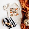 The Juniper Shop Turkey Pumpkin Pie Grid Baby Bodysuit - 2 of 3