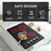 30 Inch Max. 7000W Cooktop with 4 Burners, 9 Heating Level Burner, Hot Surface Indicator, Knob Control, Ceramic Cook Stove with ETL Safety Certified - 3 of 4